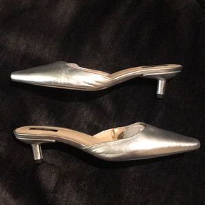 ZARA Silver heels